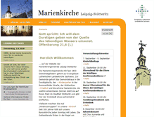 Tablet Screenshot of marienkirche-leipzig.de